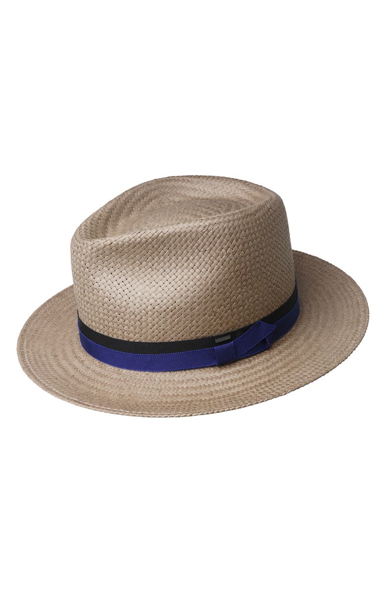 Bailey Anker Straw Hat, Main, color, Grey