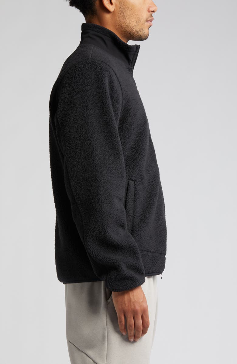 Zella High Pile Fleece Jacket, Alternate, color,