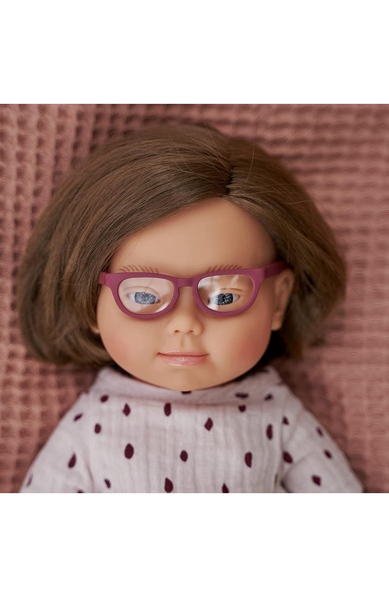 Miniland Doll Accessory Glasses for 15'' Dolls, Alternate, color, Brown