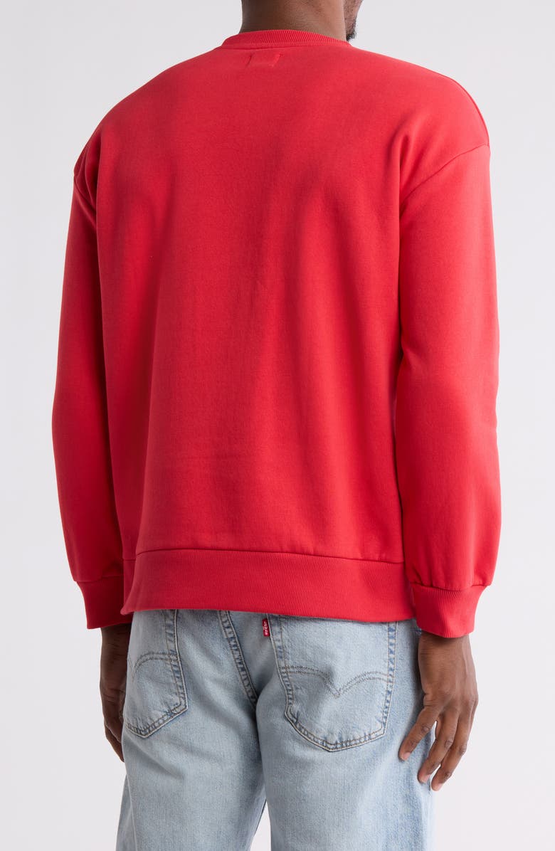 Hurley Oversize Collegiate Logo Graphic Sweatshirt, Alternate, color,