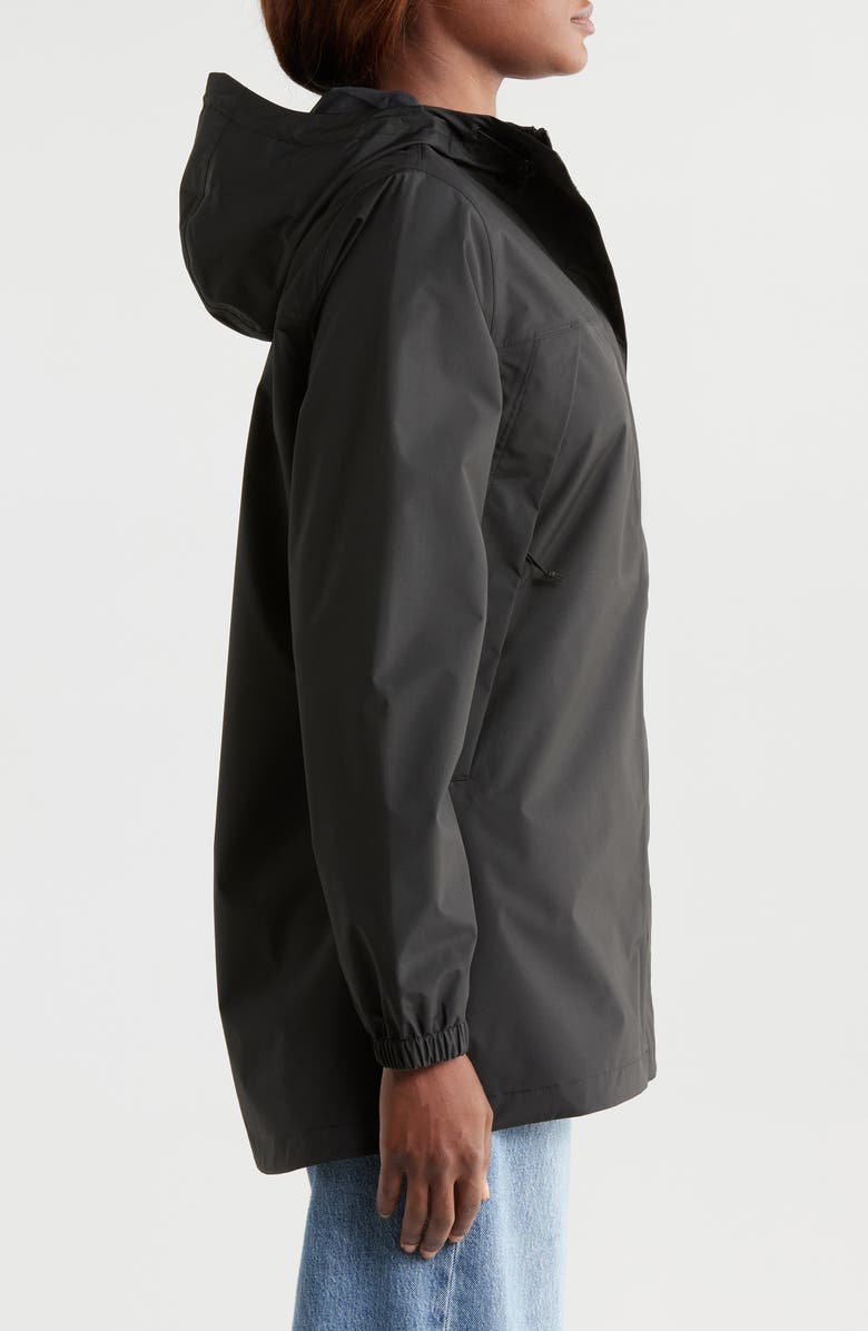 The North Face Antora Waterproof Hooded Rain Parka, Alternate, color, Tnf Black