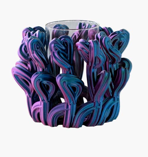Form & Seek Superbloom Vase In Blue