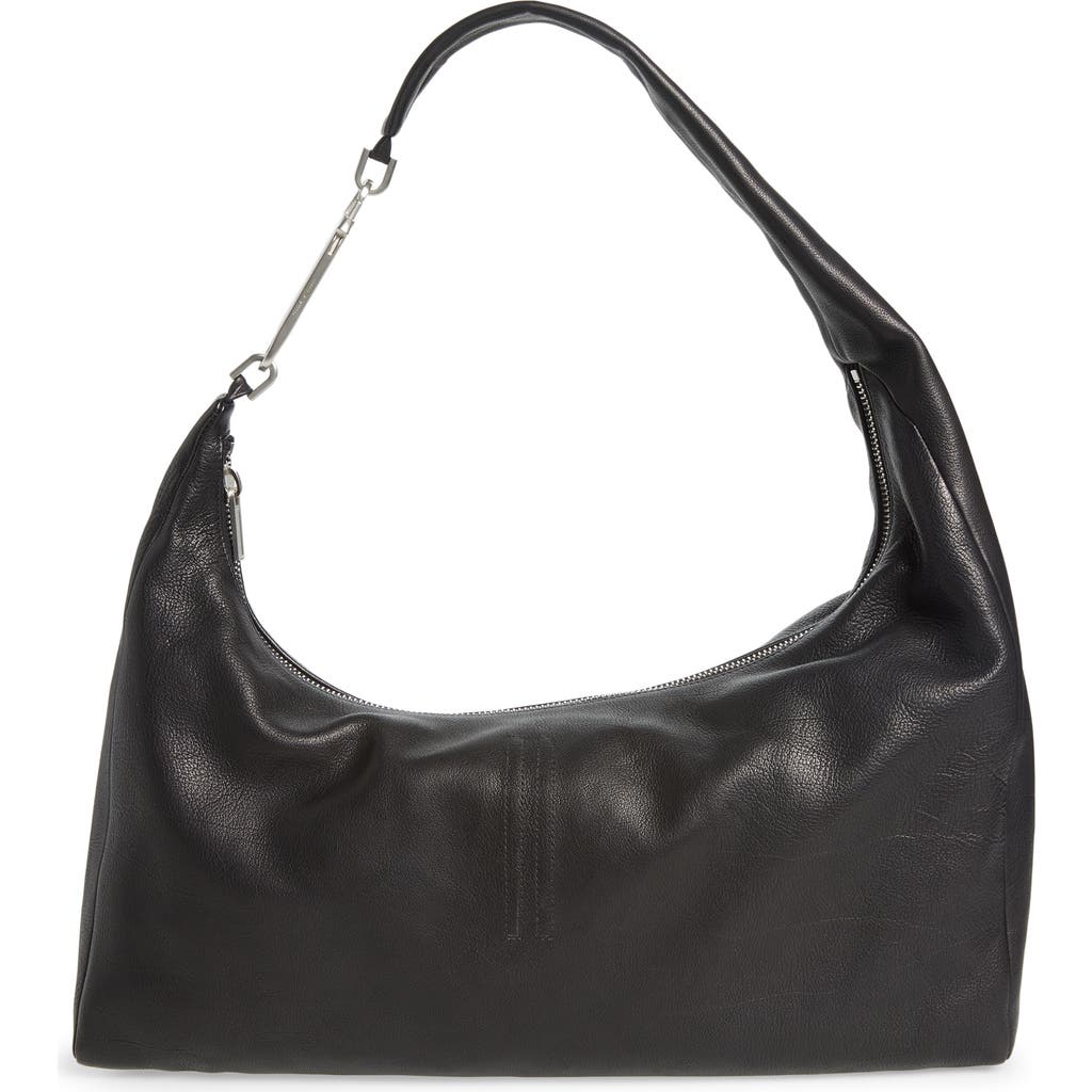 Rick Owens Concordians Cropped Gemini Bag In Black
