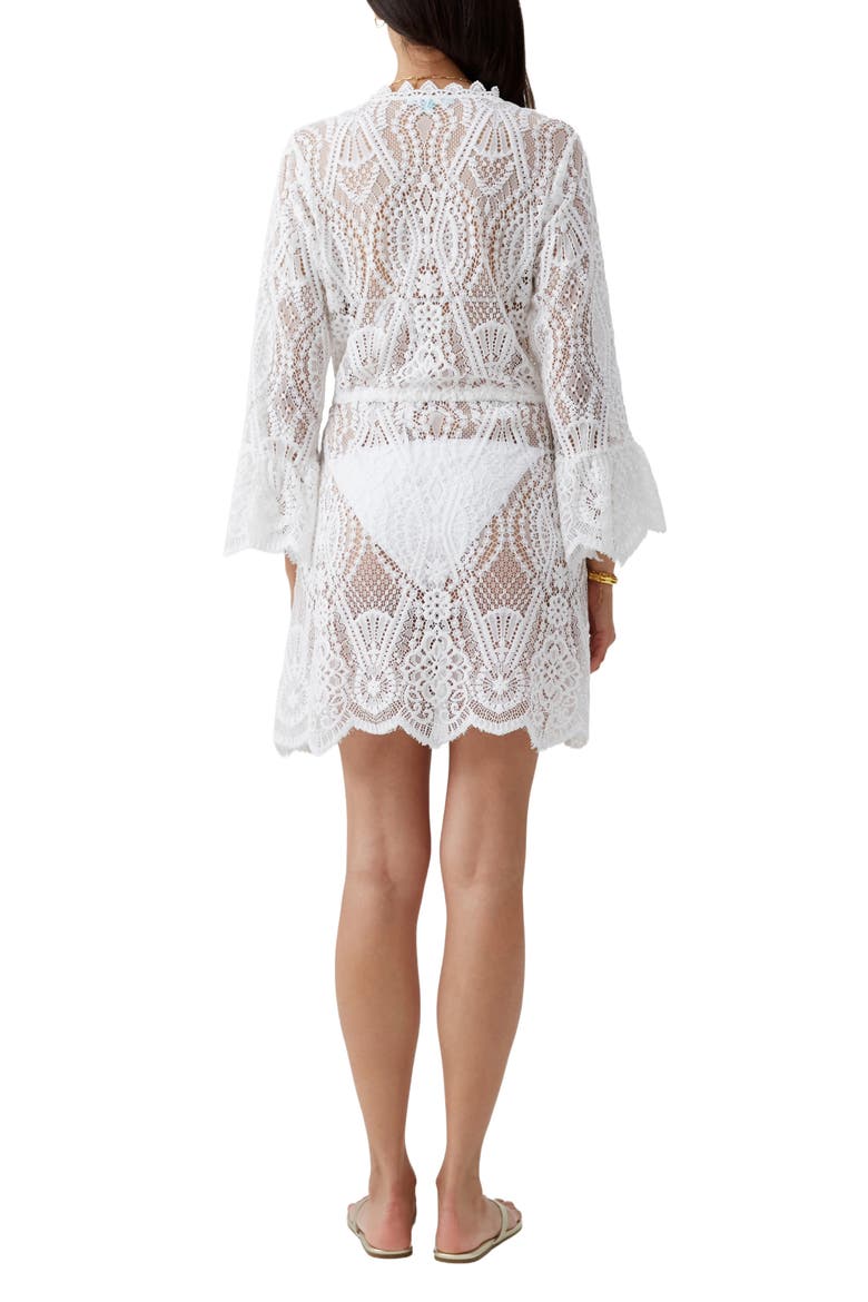 Naia Knit Cover-Up, Alternate, color, WHITE