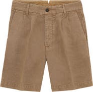 Fortela Beachshort Linen Bermuda Pleated Trousers