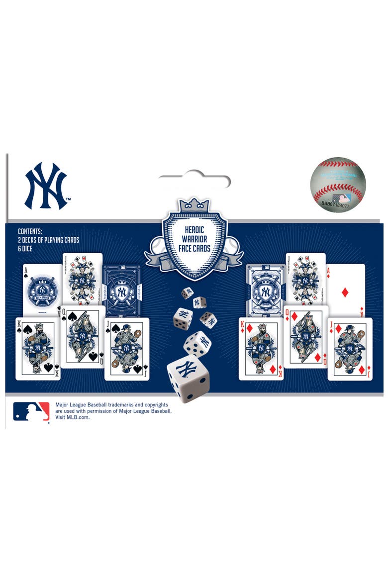 New York Yankees Playing Cards & Dice, Alternate, color, Multicolor