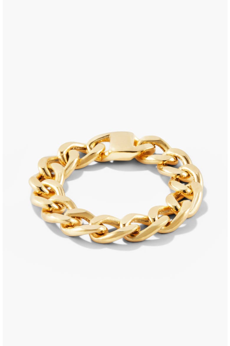 Bold Chain Ring, Alternate, color, Yellow Gold