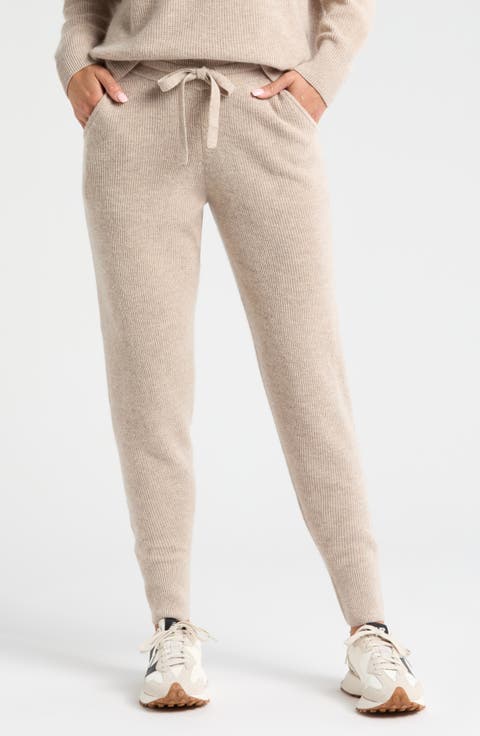 Wool & Cashmere Knit Joggers