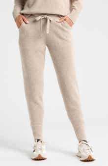 Zella Wool & Cashmere Knit Joggers