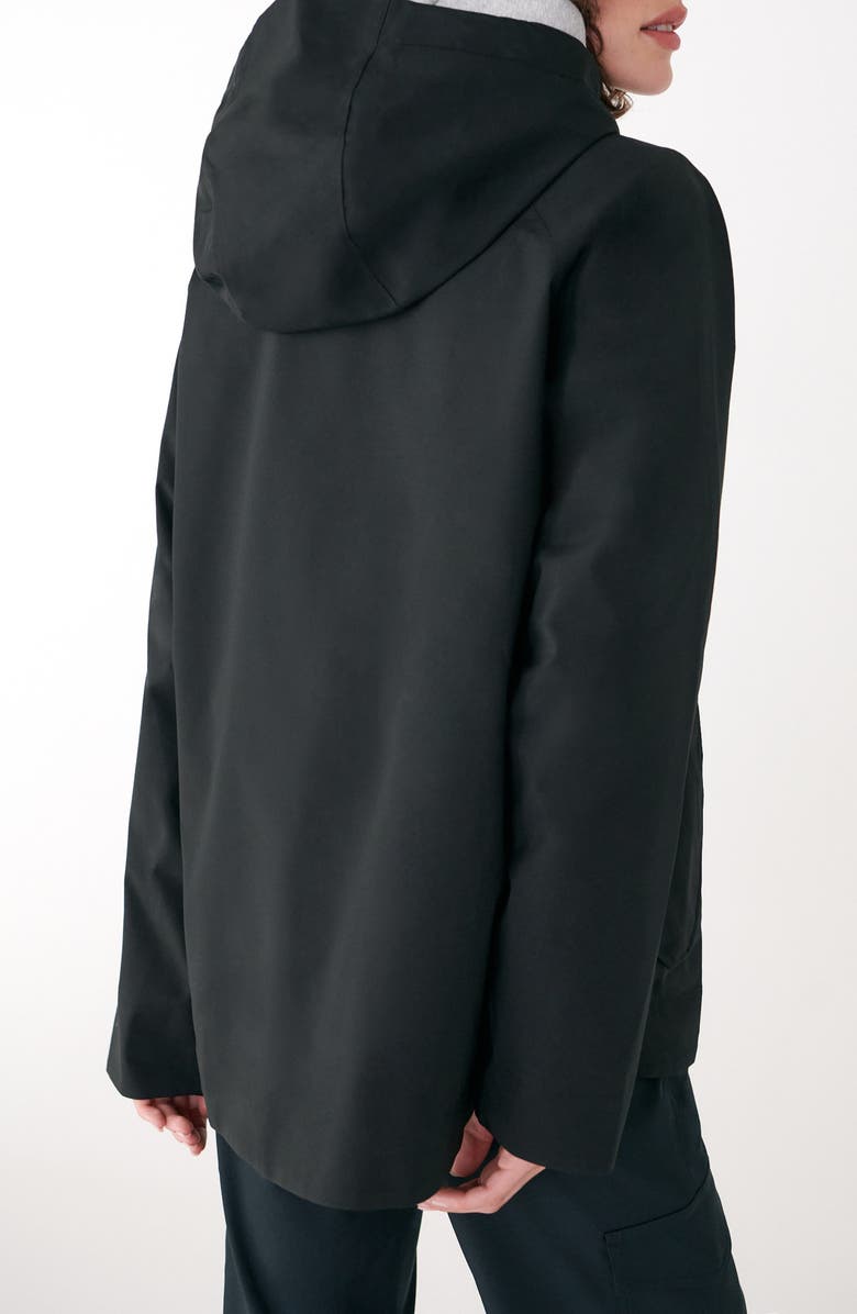 Lole Lachine Oversize Rain Coat, Alternate, color, Black Beauty