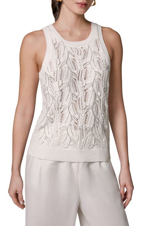 Open Stitch Sweater Vest