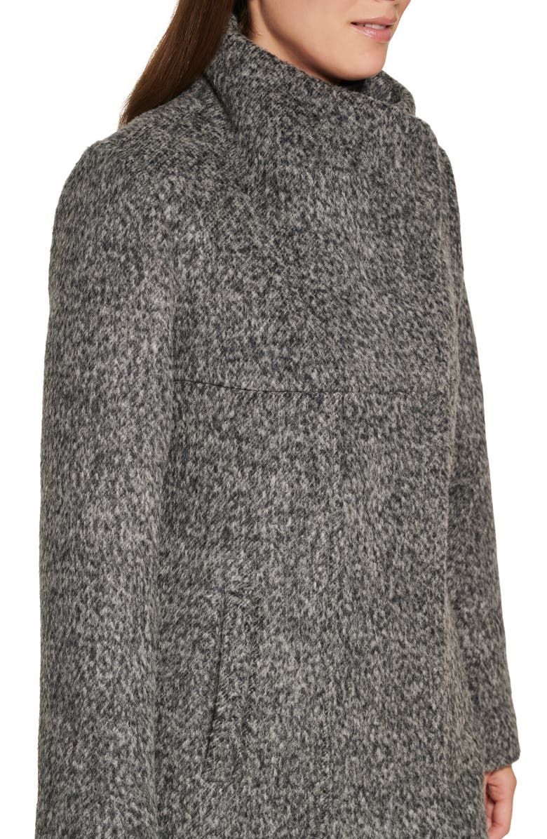 Kenneth Cole New York Asymmetrical Coat, Alternate, color,