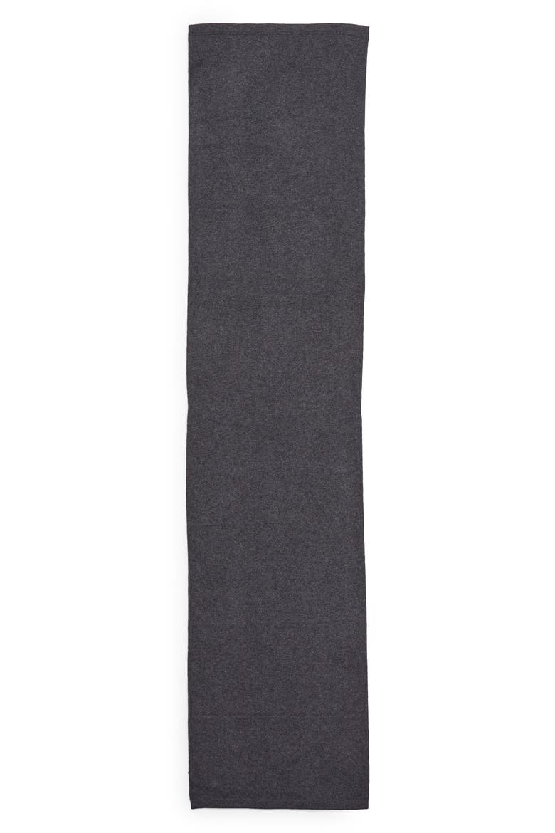 Wool & Cashmere Scarf, Alternate, color, GREY DARK HEATHER