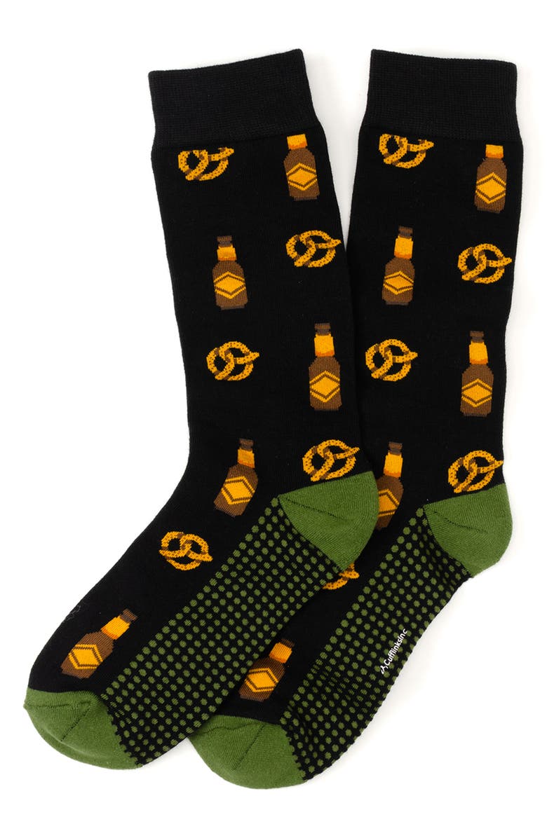 Cufflinks, Inc. 3-Pack Gentlemen's Night Out Crew Socks, Alternate, color, Black Multi