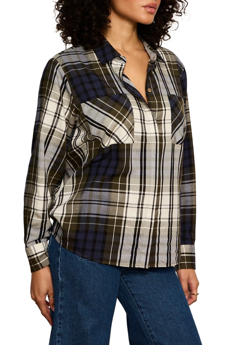The City Plaid Shirt, Alternate, color, TRUE GREEN PLAID