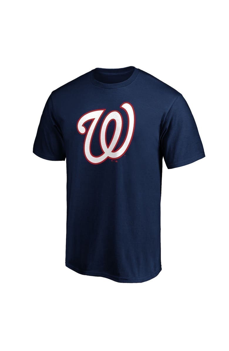 FANATICS Men's Fanatics Branded Navy Washington Nationals Official Logo T-Shirt, Alternate, color, 