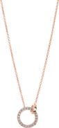 MESHMERISE Diamond Pavé Circle Link Necklace - 0.15ct