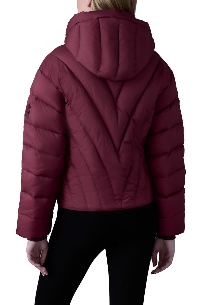 Mackage Hope 750 Fill Power Down Puffer Jacket, Alternate, color, Garnet