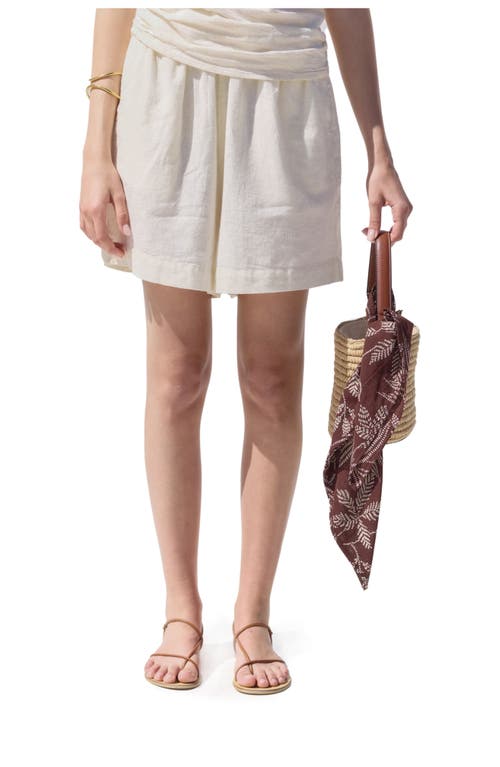 Gottex Beach Life Terra Bermuda Short Cover-up In White