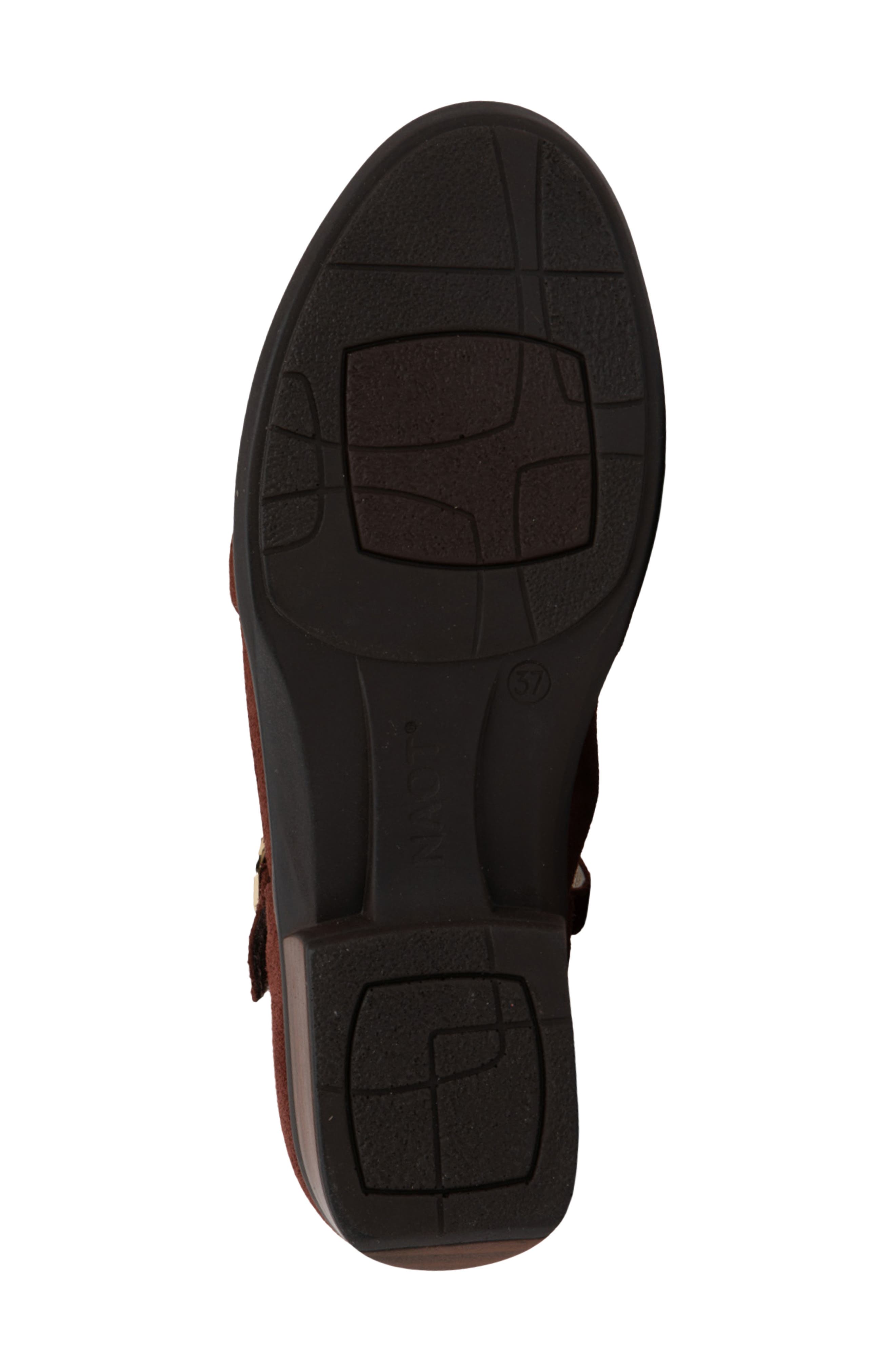 Aniham Ankle Strap Flat, Alternate, color, CABERNET SUEDE