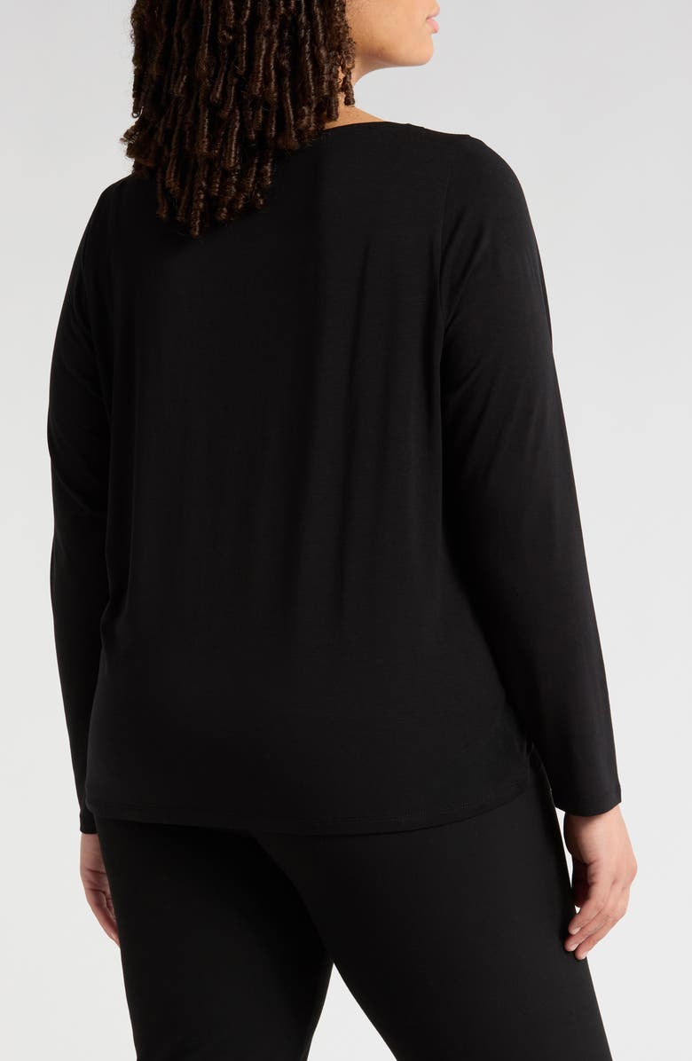 Eileen Fisher Bateau Neck Top, Alternate, color, 