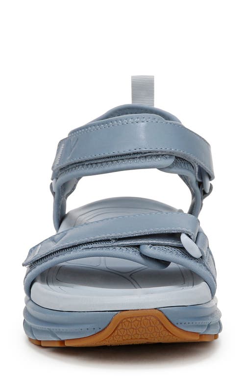 Vionic Walk Max Wanderer Sandal In Vintage Blue Haze