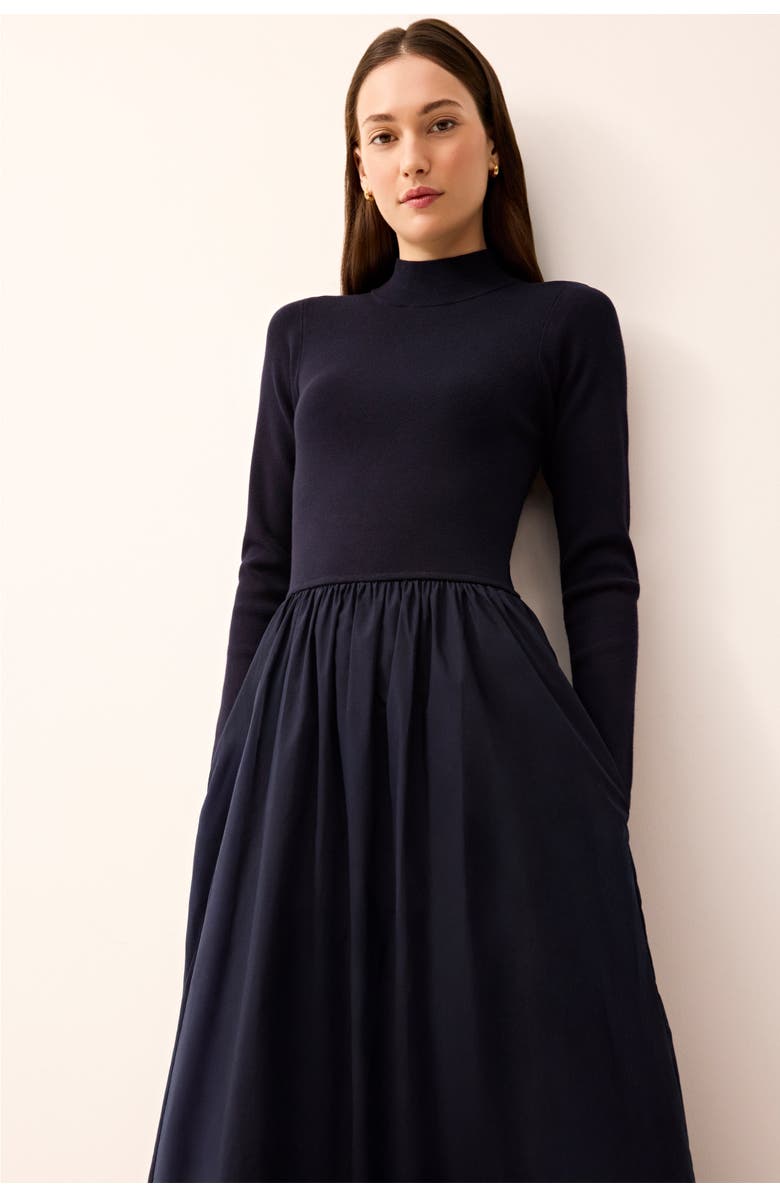 Marie Oliver Barrett Maxi Dress, Alternate, color, Navy