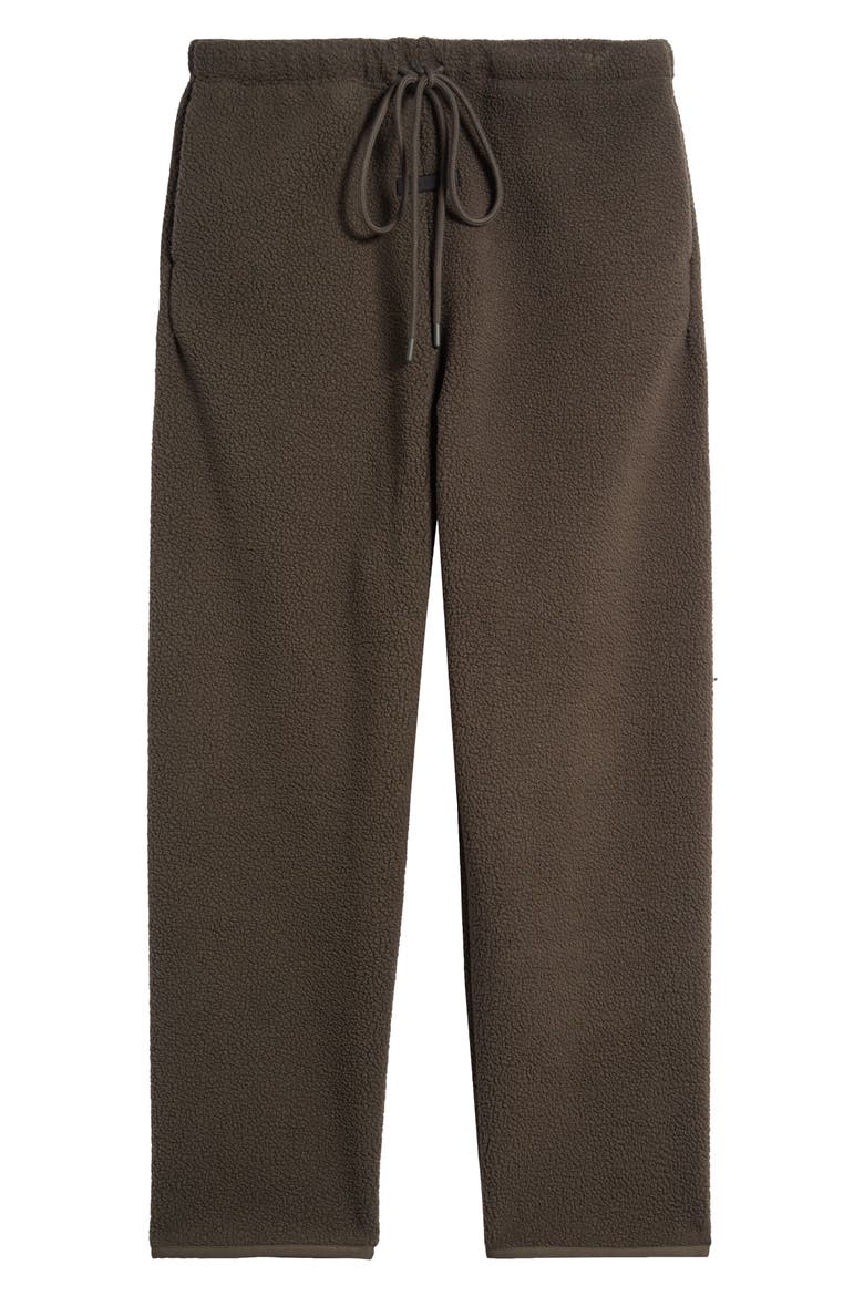 Polar Fleece Drawstring Waist Pants, Alternate, color, INK