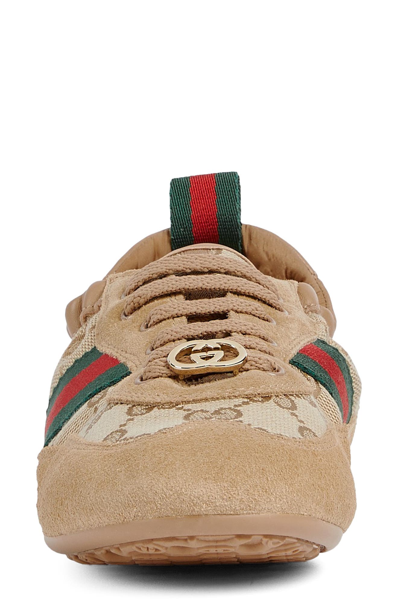 Gucci GG Shift Sneaker, Alternate, color, Brown