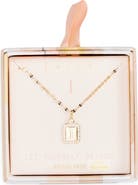 Leith Initial Pendant Necklace