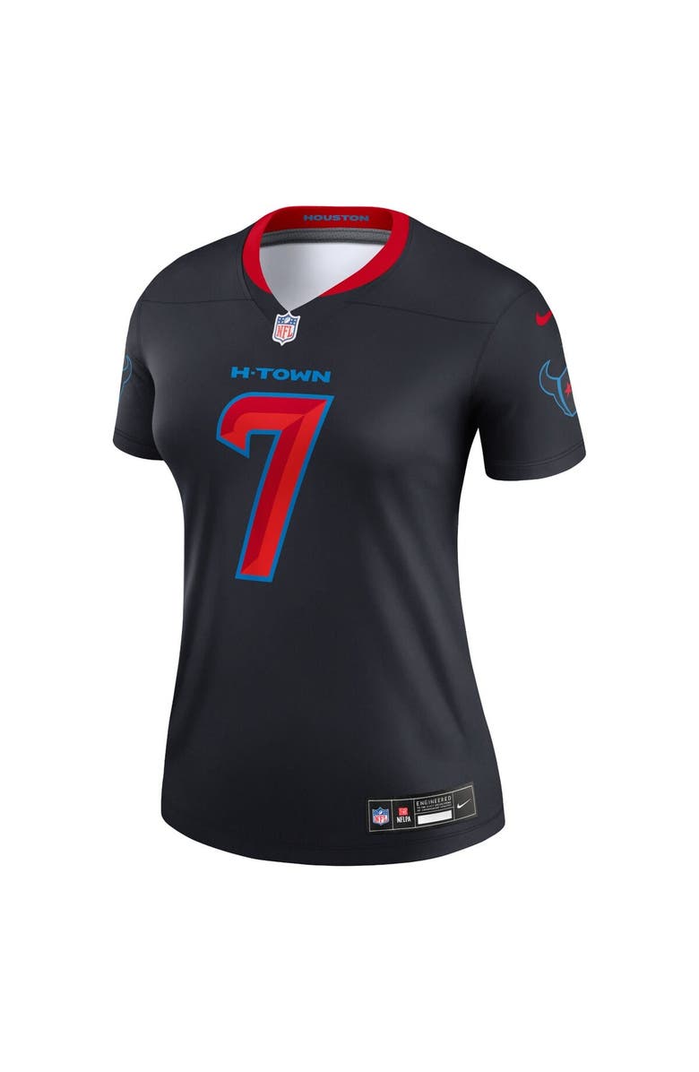 Nike Women's Nike C.J. Stroud  Navy Houston Texans Alternate Legend Player Performance Top, Alternate, color, Navy