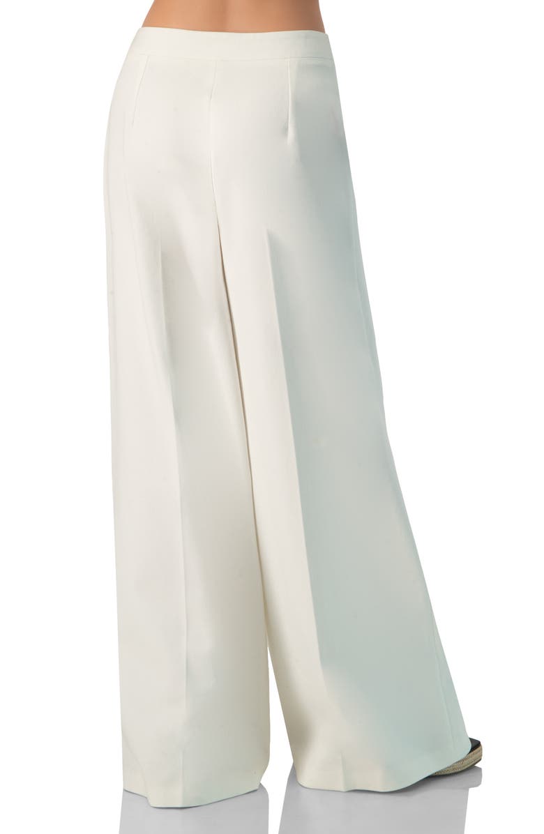 IVONNE Wide-Leg Culotte Pants, Alternate, color, White