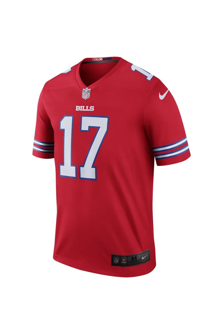 Men's Nike Josh Allen Red Buffalo Bills Alternate Legend Player Performance Top, Alternate, color, Red