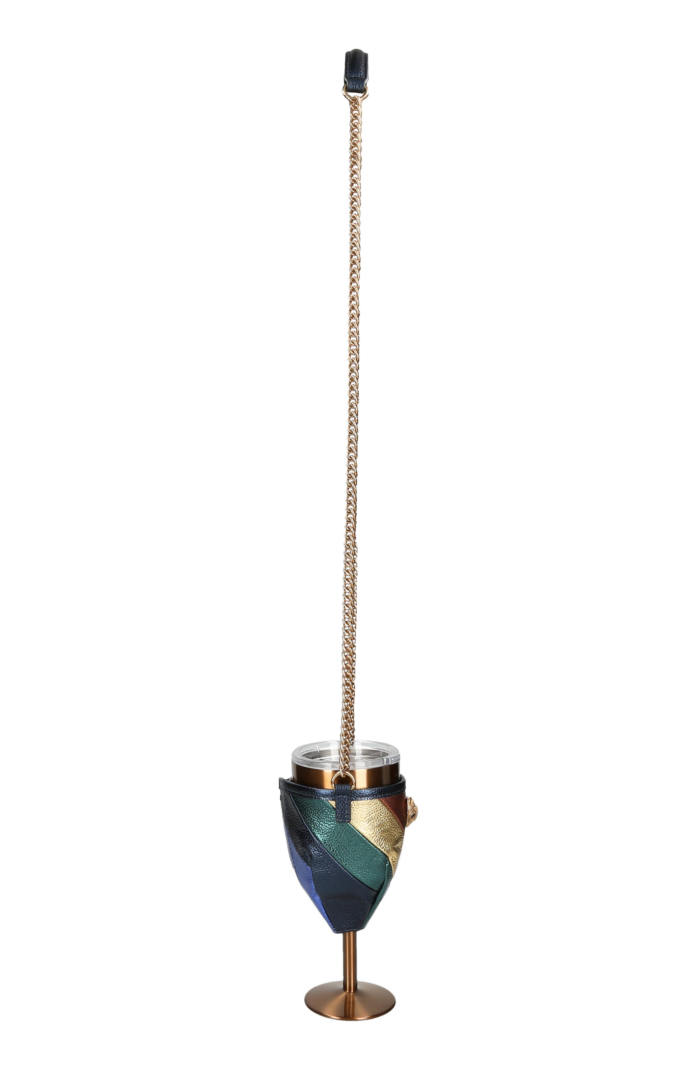 Kurt Geiger London Wine Glass Holder Bag, Alternate, color, 