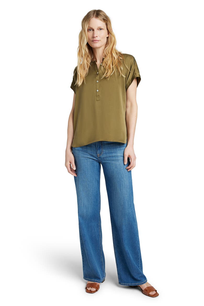 Desmond Silk Henley, Alternate, color, MILITARY OLIVE