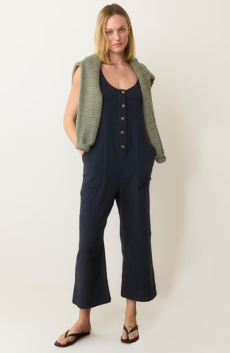 Marine Layer Sydney Hemp Blend Jumspuit, Alternate, color, 