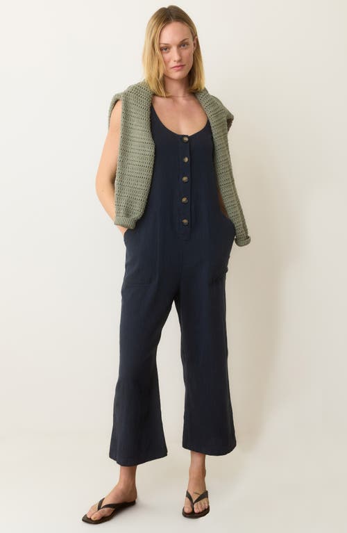 Marine Layer Sydney Hemp Blend Jumspuit In India Ink