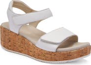 ara Rosepetal Platform Wedge Sandal