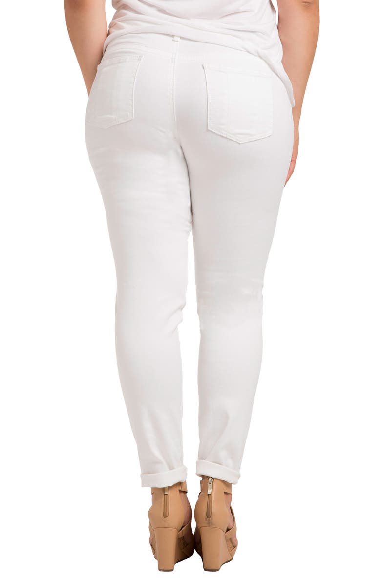 Standards & Practices Destroyed Stretch Skinny Boyfriend Jeans, Alternate, color,