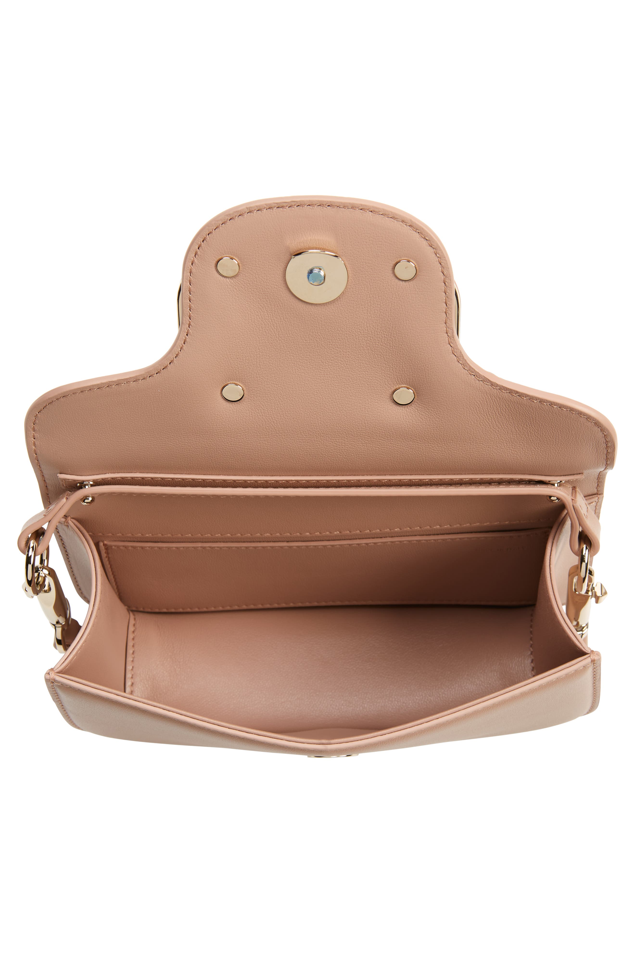 Small Locò Leather Shoulder Bag, Alternate, color, GF9 ROSE CANNELLE