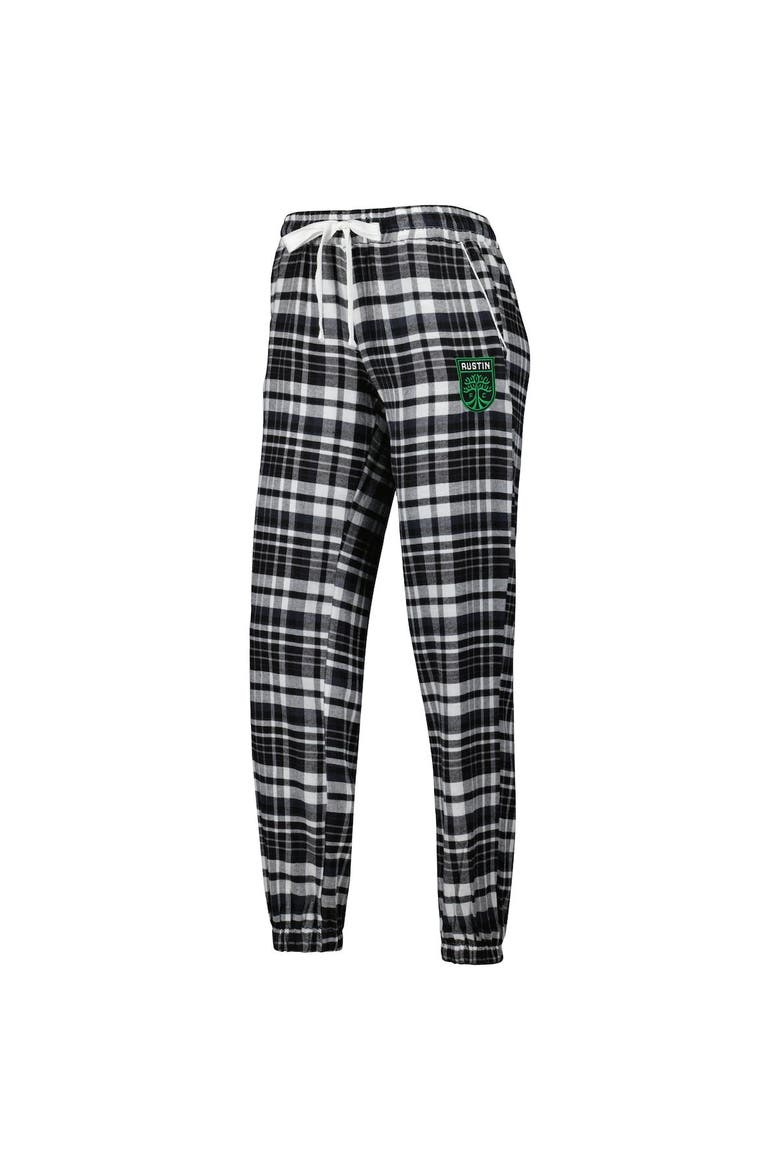 Women's Concepts Sport Black Austin FC Mainstay Flannel Sleep Pants, Alternate, color, Black