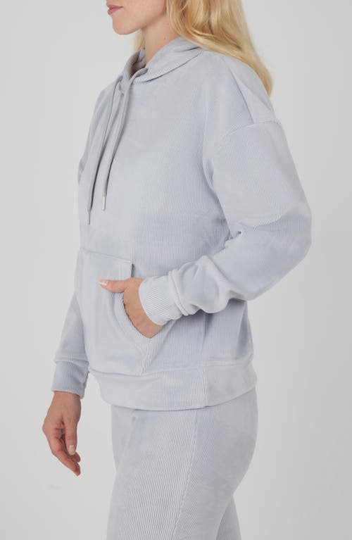 Yogalicious Dreamy Rib Year Round Sweatshirt In Micro Chip