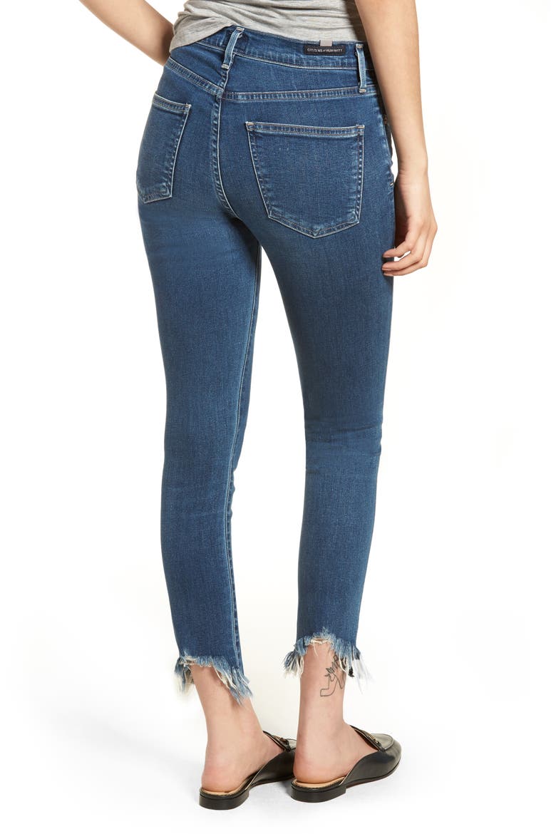 Rocket High Waist Crop Skinny Jeans, Alternate, color, FREQUENCY