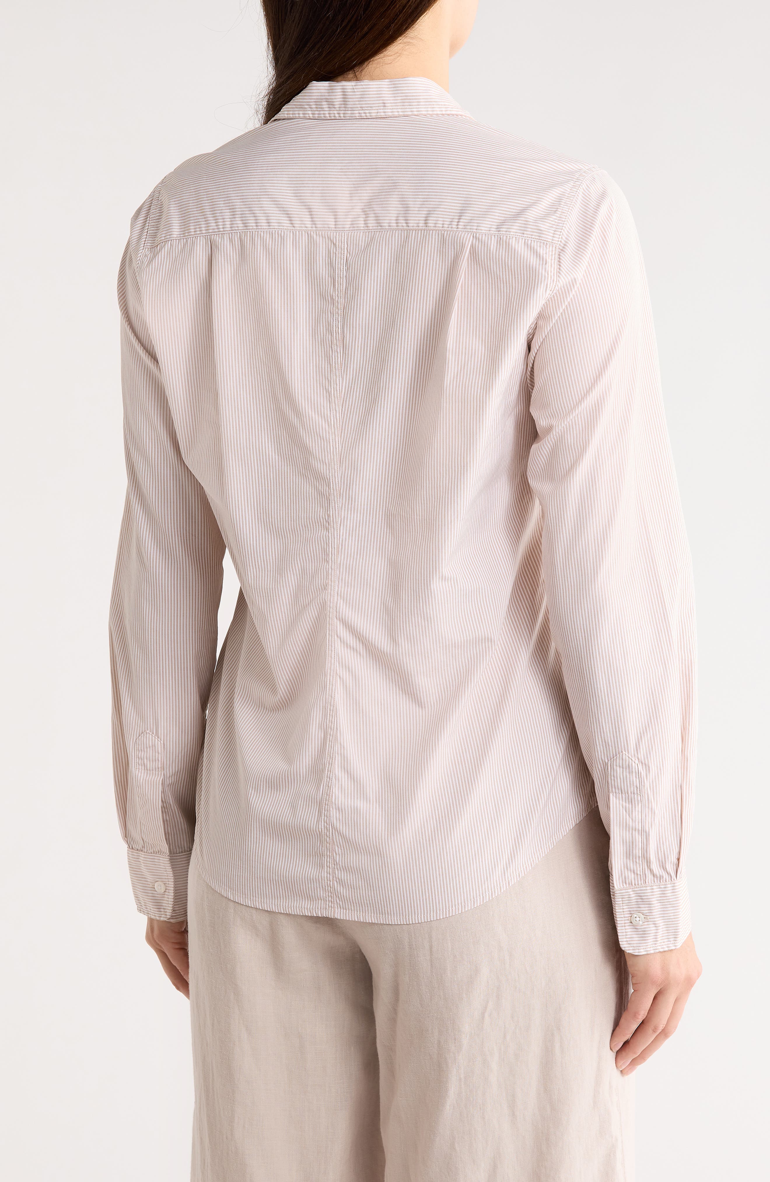 Tailored Cotton Button-Up Shirt - image 2