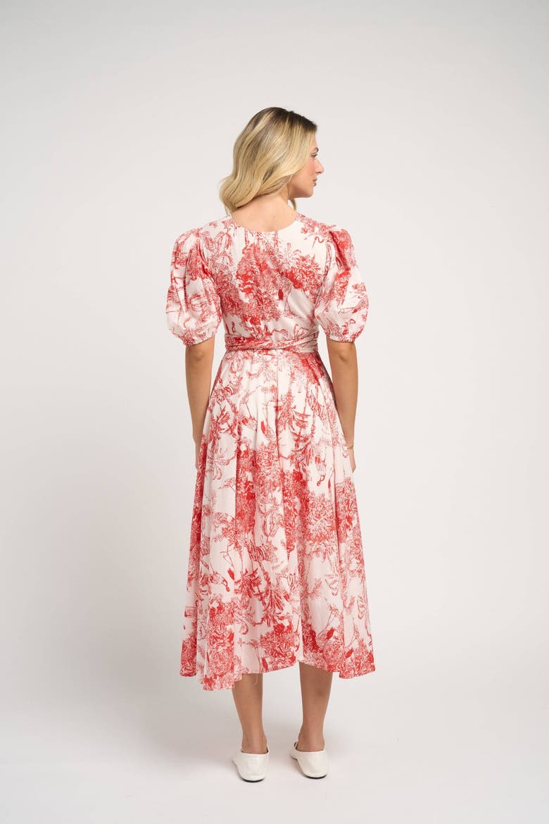 Monica Dress, Alternate, color, Red