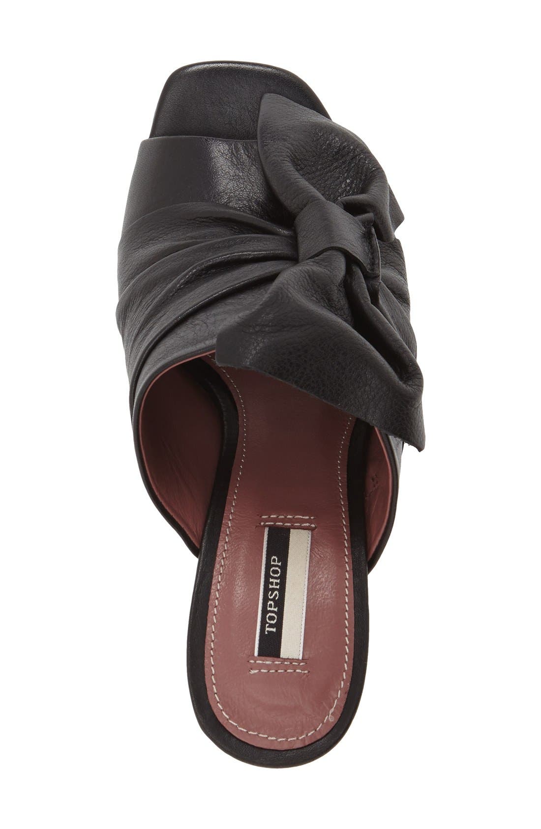 Topshop 'Prosecco' Square Toe Mule, Alternate, color, 