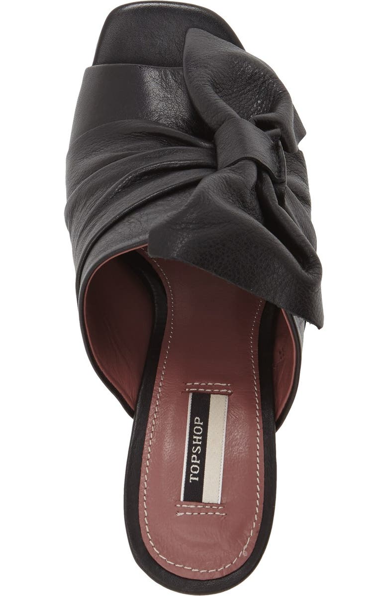 Topshop 'Prosecco' Square Toe Mule, Alternate, color,