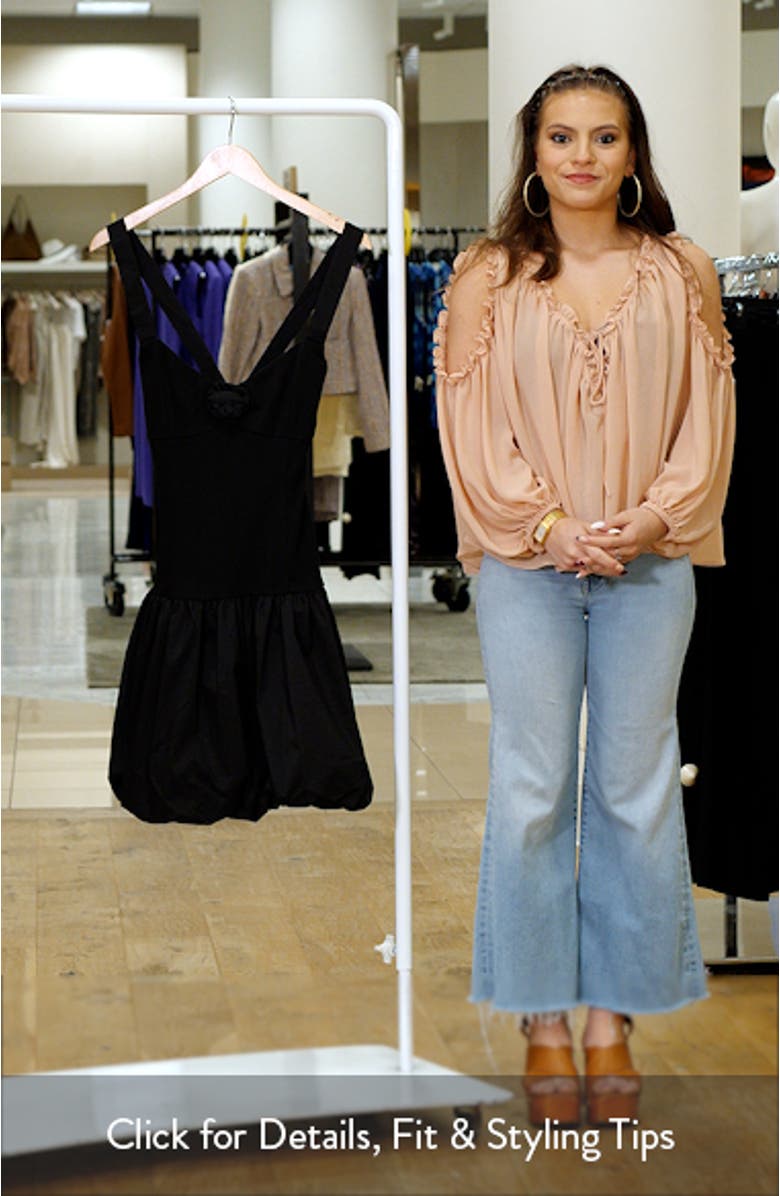 Bubble Hem Minidress, sales video thumbnail