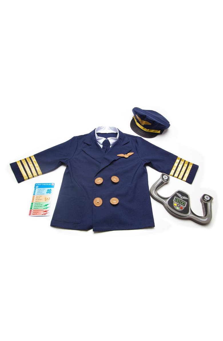 Melissa & Doug Pilot Role Play Set, Alternate, color, 