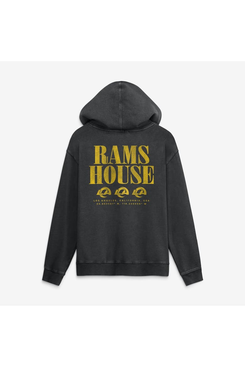 Men's Fanatics Black Los Angeles Rams Relaxed Intense Rivalry French Terry Hoodie, Alternate, color, Black